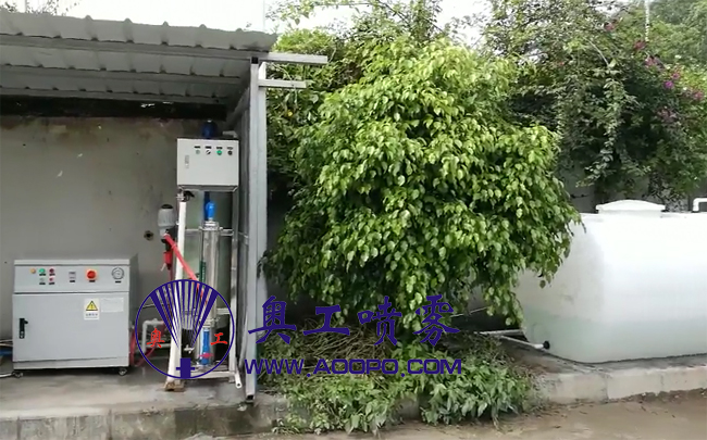 垃圾填埋场喷雾除臭系统效果图片